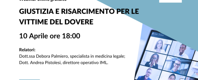 Webinar medico legale