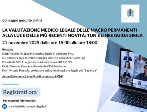 Le nuove sfide della medicina legale: un convegno per fare il punto sul 2025