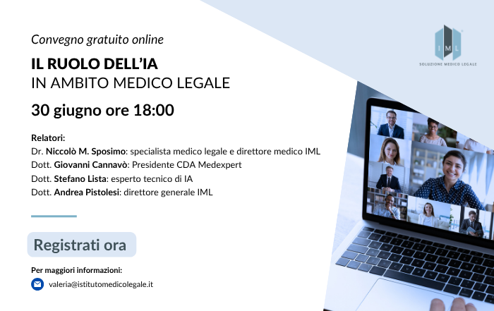 Webinar IA e medicina legale: il ruolo dell’Intelligenza Artificiale